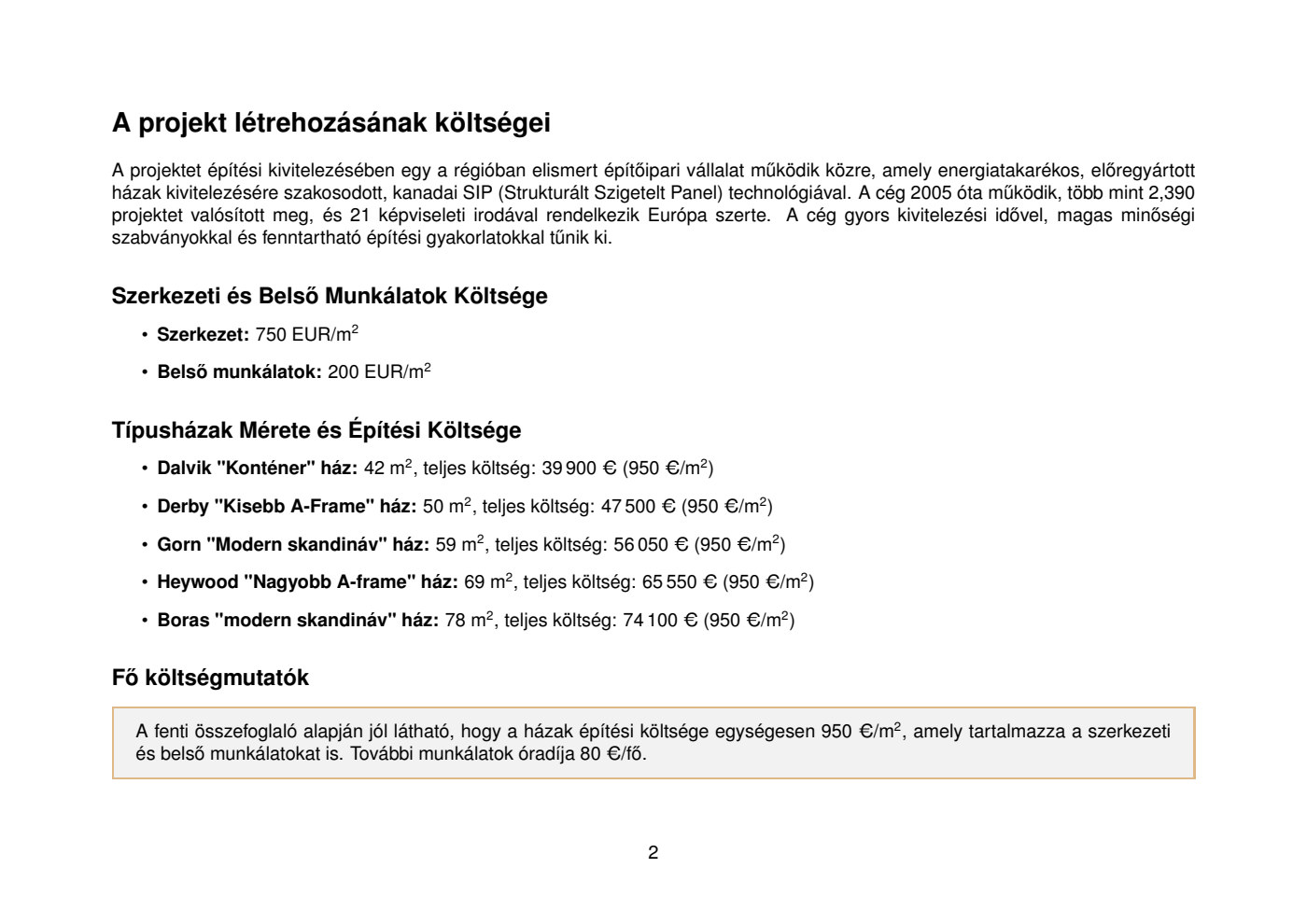 Forest Escapes üzleti terv – oldal 3