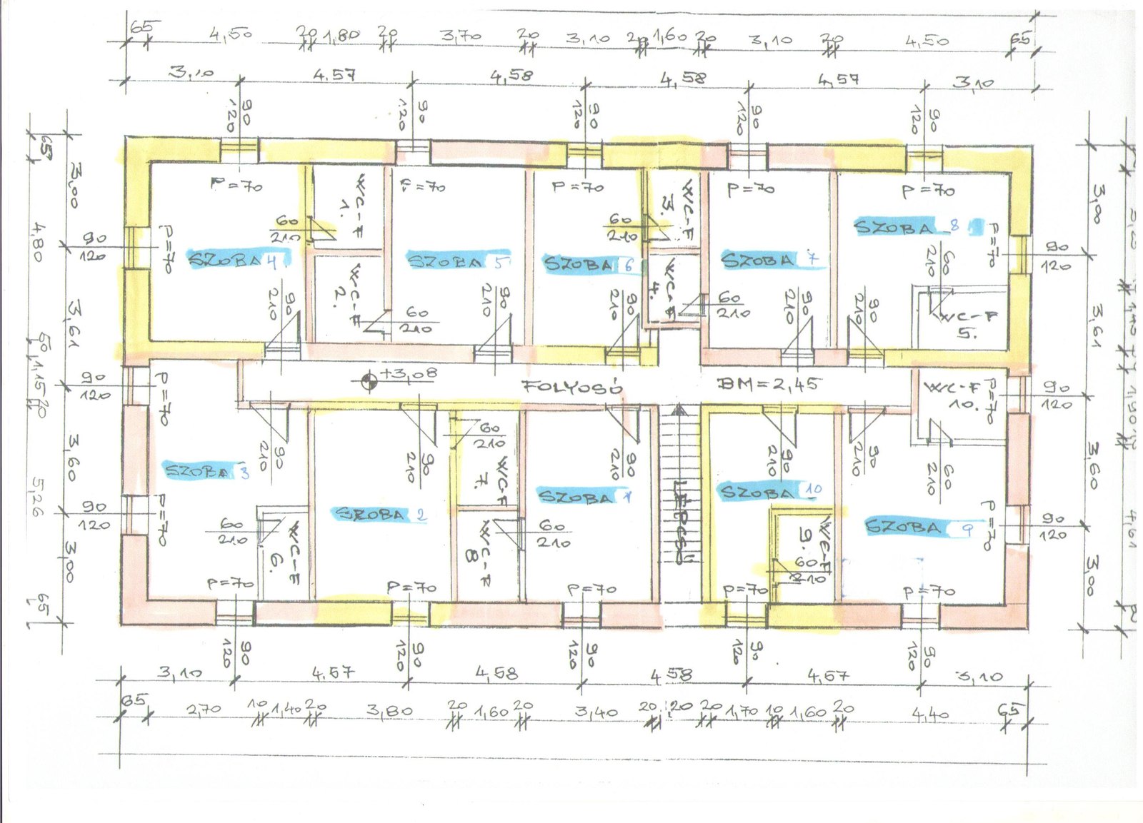 The Esterházy Grand Guesthouse — first-floor plan